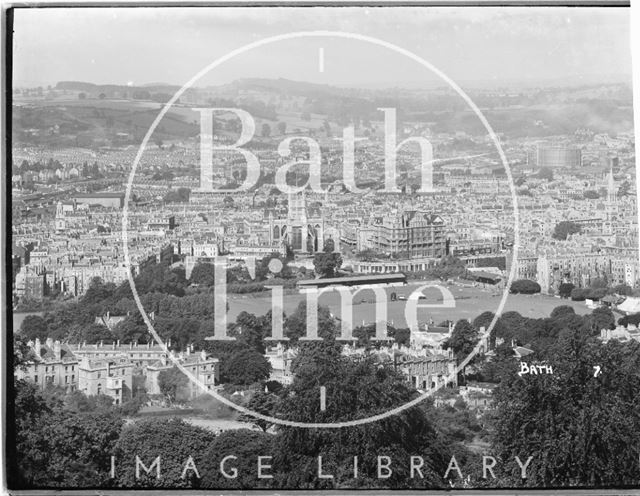 View of Bath from Beechen Cliff No. 7 c.1935