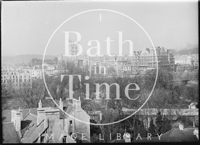 View of Abbey and Empire Hotel from Sydney Buildings, Bath No. 2 c.1920