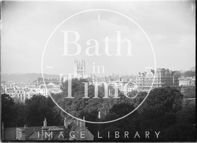 View of Abbey and Empire Hotel from Sydney Buildings, Bath No. 6 c.1920