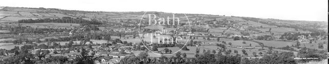 Bathampton, Batheaston, Little Solsbury, Bannerdown and Bathford from Hampton Rocks 1936