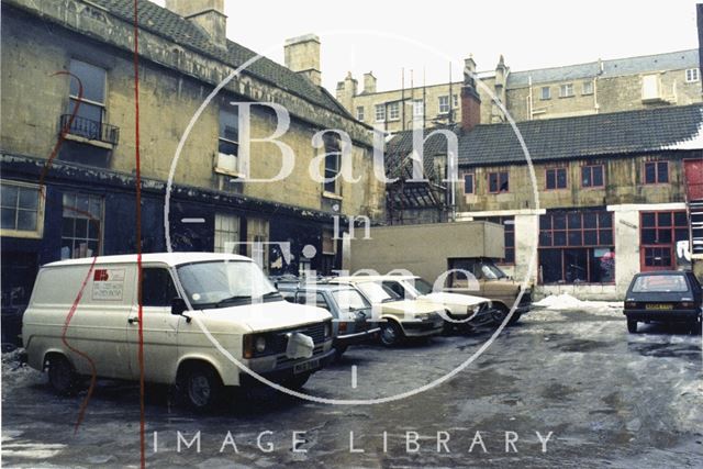 The courtyard between Broad Street and Milsom Street, Bath 1987