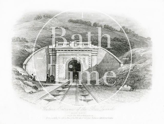 Western Entrance of the Box Tunnel, Wiltshire c.1850