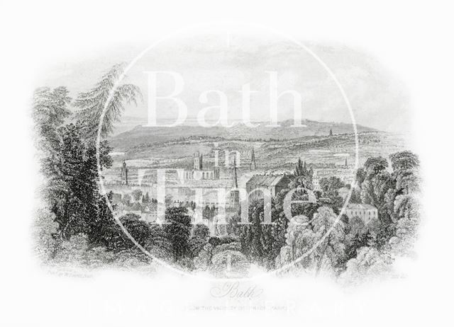 View of Bath from the vicinity of Prior Park 1850