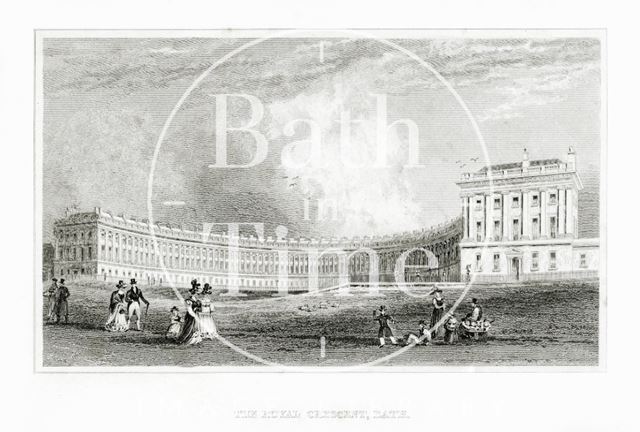 Royal Crescent, Bath 1829