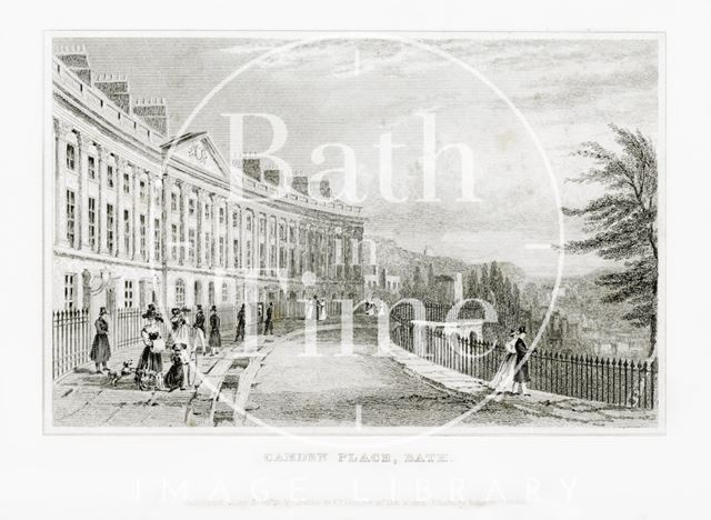 Camden Place (now Camden Crescent), Bath 1829