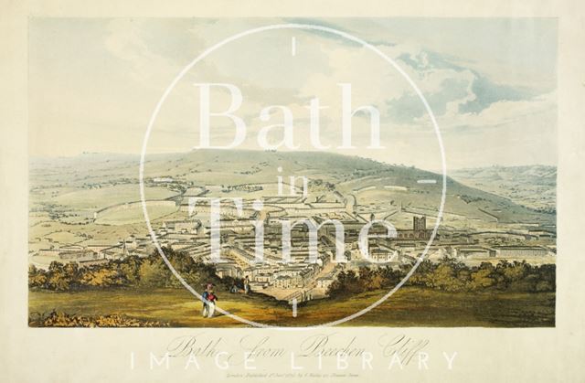 Bath from Beechen Cliff 1827