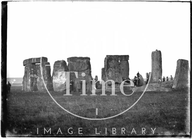 Waiting for sunrise, Stonehenge, Wiltshire c.1929