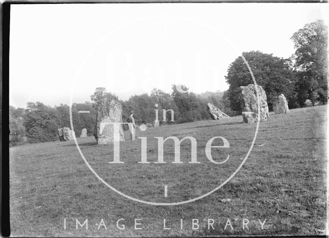 Stone circle, Stanton Drew, Somerset c.1930