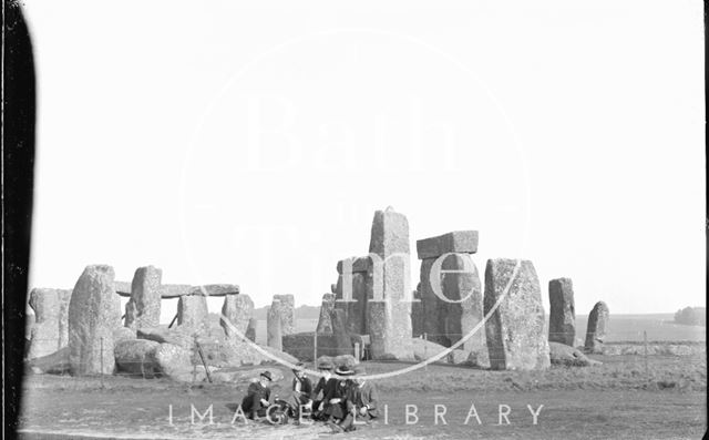 Visit to Stonehenge, Wiltshire c.1910