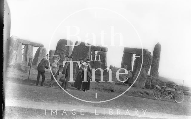 Visit to Stonehenge, Wiltshire c.1910