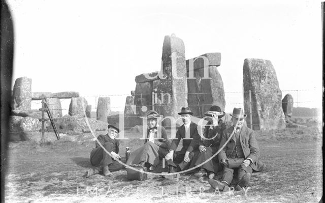 Visit to Stonehenge, Wiltshire c.1910