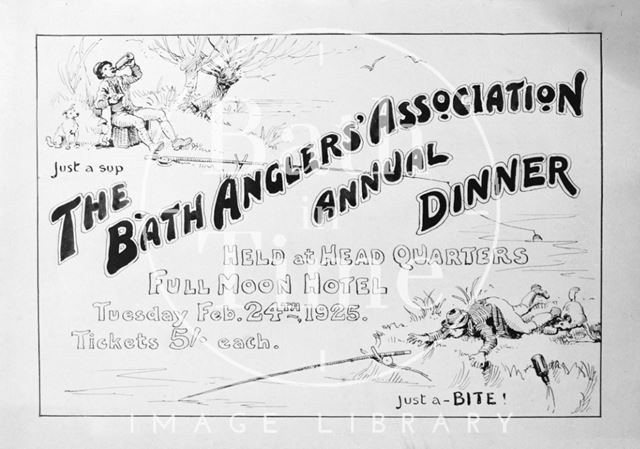 Bath Anglers Association Annual Dinner 1925