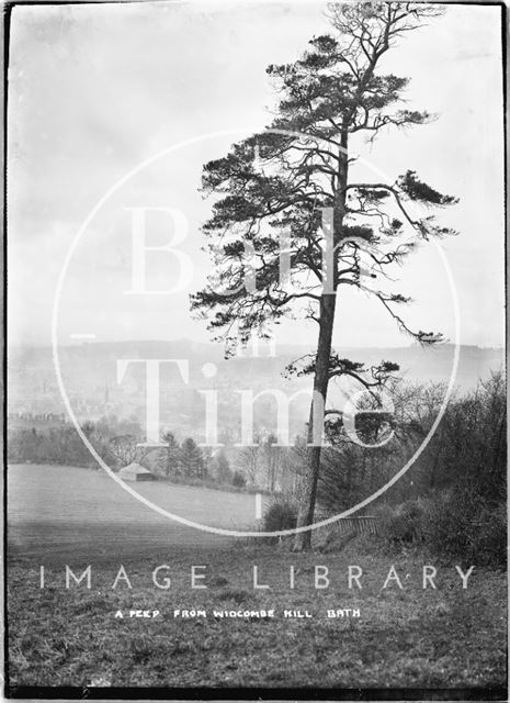 A Peep from Widcombe Hill, Bath c.1920