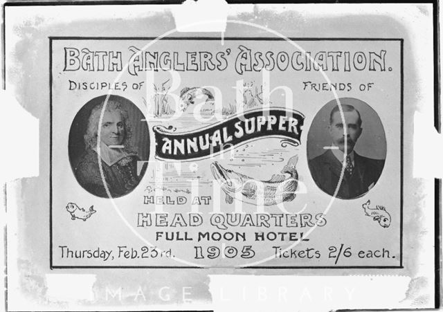 Bath Anglers Association Annual Supper 1905