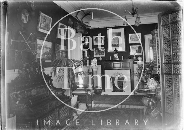 Interior of an unidentified house in Bath c.1910