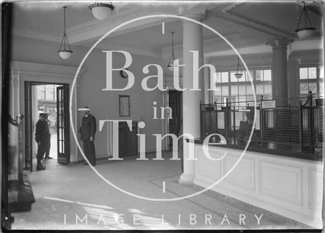 Interior of Bath Post Office, Northgate Street, Bath c.1927