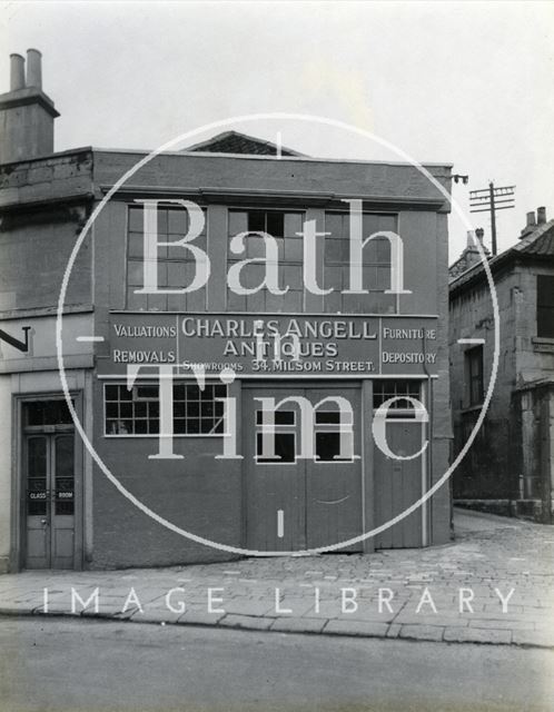 Warehouse for Charles Angell Antiques, Monmouth Street, Bath c.1930