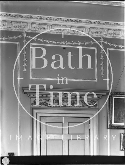 Ground floor dining room wall decoration, 30, Royal Crescent, Bath c.1903
