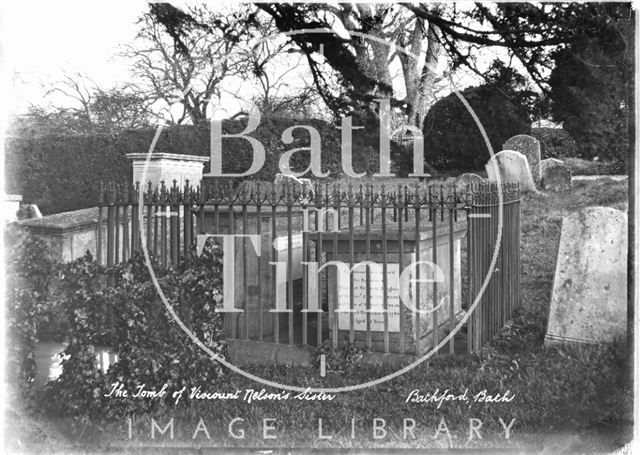 The Tomb of Viscount Nelson's sister, Bathford c.1905