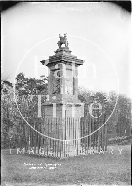 Sir Bevil Grenville's Monument, Lansdown, Bath c.1905