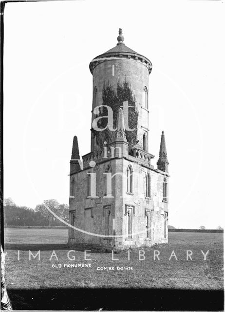 Ralph Allen's Monument, Monument Fields, Combe Down, Bath c.1907