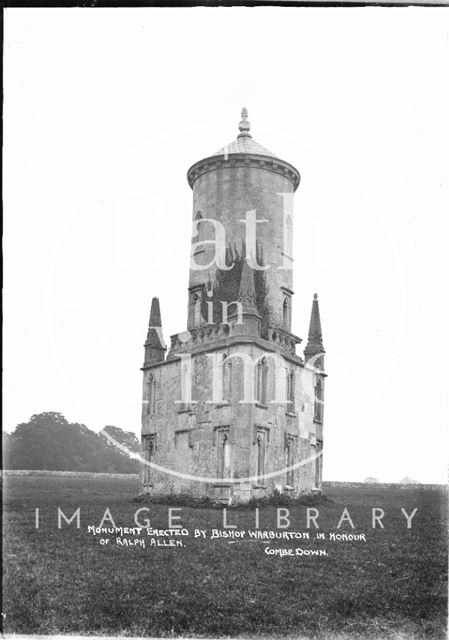 Ralph Allen's Monument, Monument Fields, Combe Down, Bath c.1912