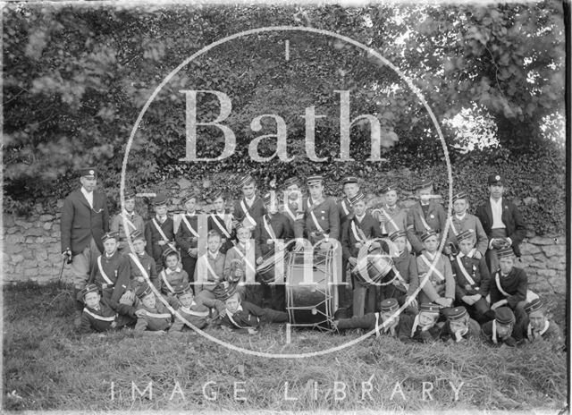 Youth Military Band from the Somerset Light Infantry, Bath c.1905