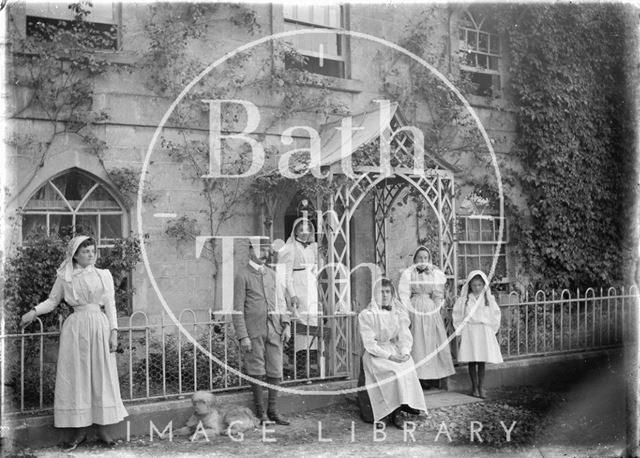 Family outside Tucking Mill House c.1905