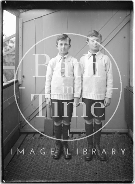 The photographer's twin boys c.1921