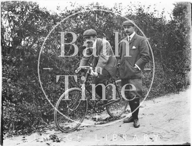 Bicycle at Dry Arch, Warminster Road, Bathampton c.1905