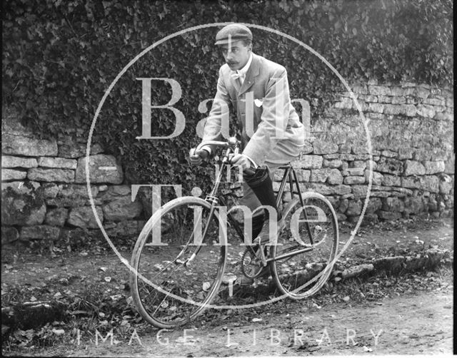 Members of Bath Cycle Club at Dry Arch, Warminster Road, Bathampton c.1905