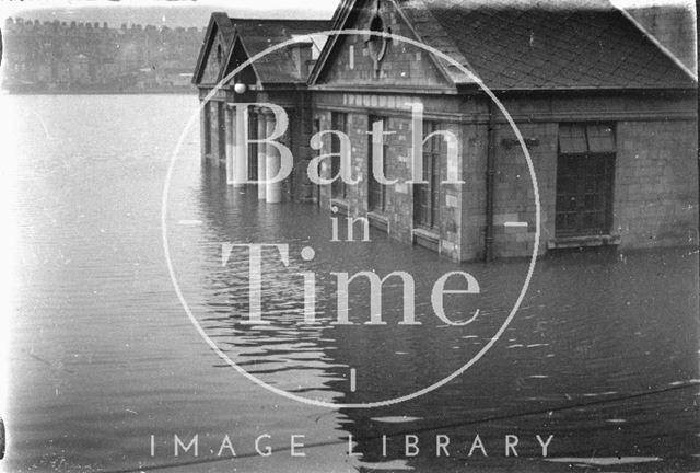 Floods at the Recreation Ground and Pavilion, Bath 1932