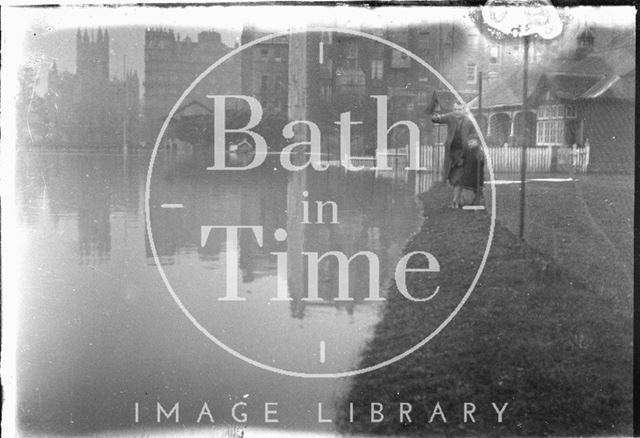 Floods at the Recreation Ground, Bath 1932