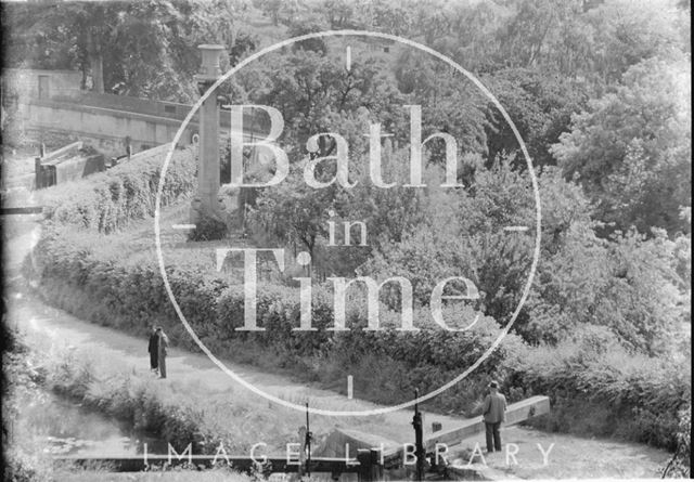 View of the Kennet and Avon Canal from Sydney Buildings, Bath c.1940