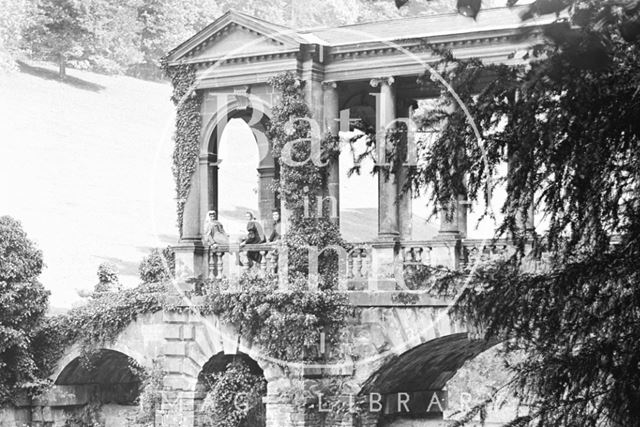 The Palladian Bridge, Prior Park, Bath c.1890 - detail