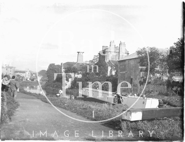 The Kennet and Avon Canal, Sydney Buildings, Bathwick, Bath c.1910