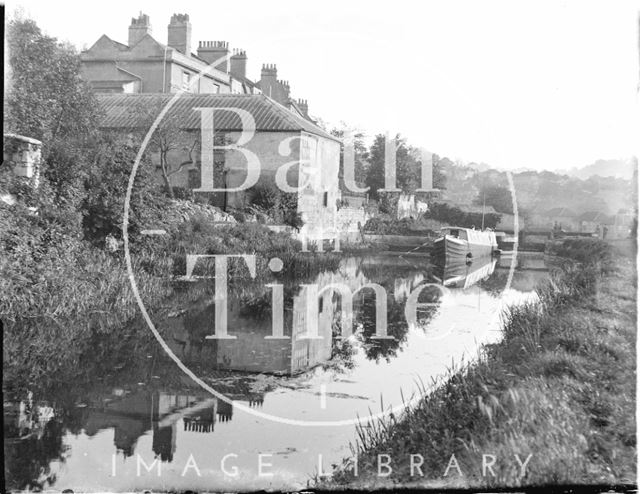 The Kennet and Avon Canal, Sydney Buildings, Bathwick, Bath c.1910