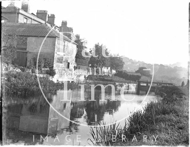 The Kennet and Avon Canal, Sydney Buildings, Bathwick, Bath c.1910