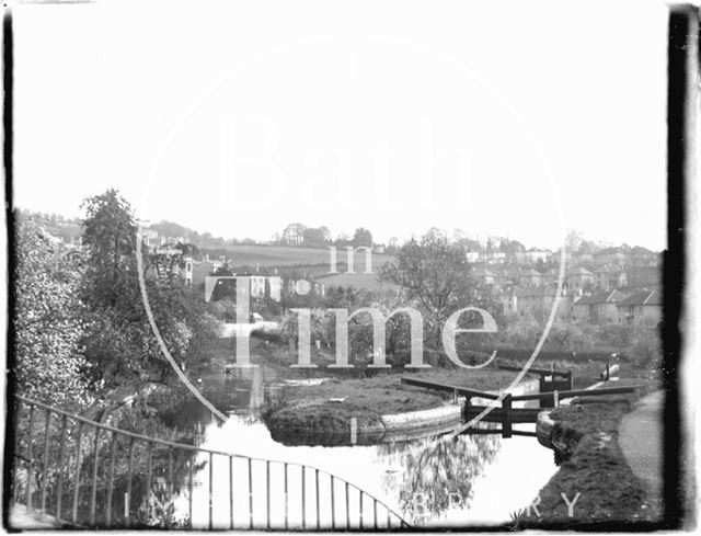 The Kennet and Avon Canal, Sydney Buildings, Bathwick, Bath c.1958