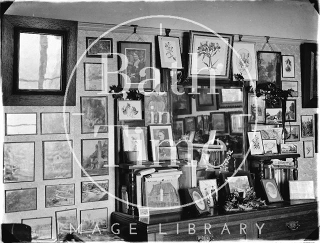 Interior of the photographer's house at Sydney Buildings, Bath 1959