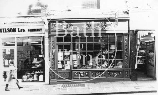 Luther Wilson, chemist and Bowler's, Westgate Street, Bath 1989