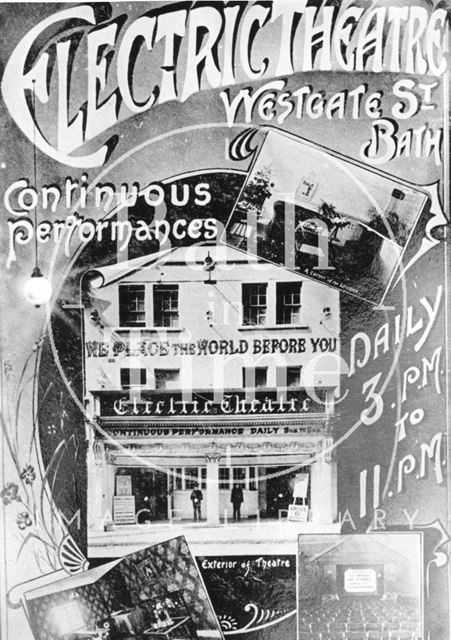 The Electric Theatre, Westgate Street, Bath c.1910