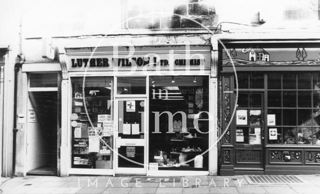 Luther Wilson, chemist, Westgate Street, Bath 1989