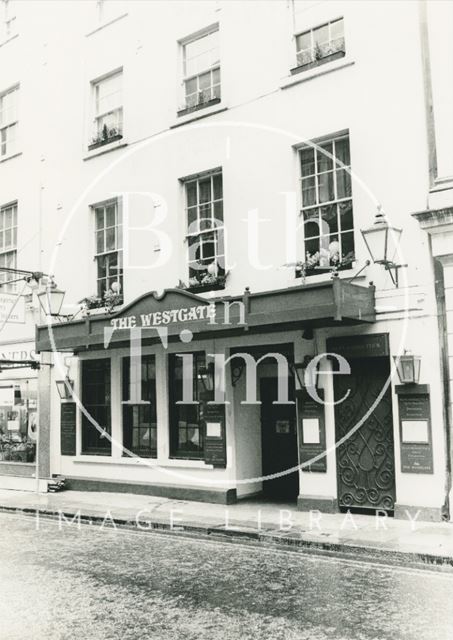 The Westgate Hotel (formerly the Angel Hotel), 38, Westgate Street, Bath 1984