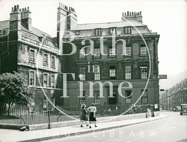 The Salvation Army, Chandos House, Westgate Buildings, view of facade, Bath c.1941