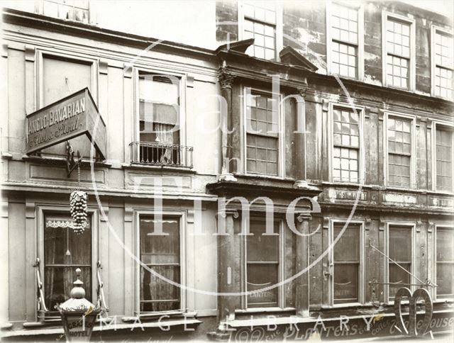 The Grapes Hotel, 14, Westgate Street, Bath c.1903 - detail