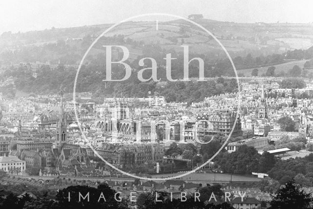 View of Bath from Widcombe Hill c.1937 - detail