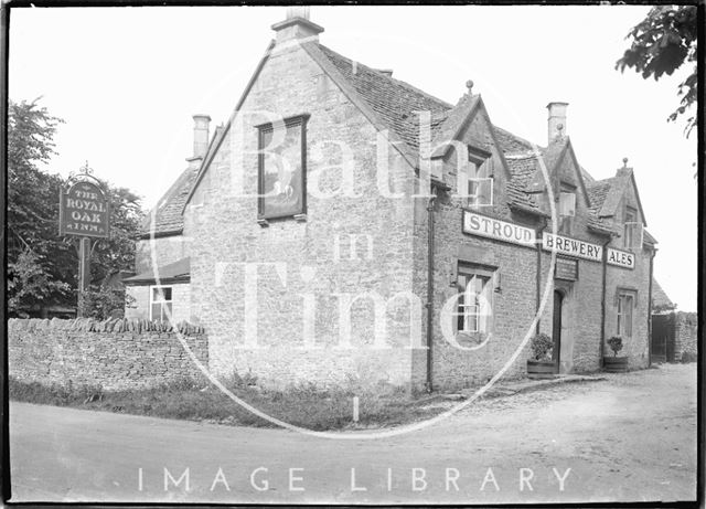 The Royal Oak Inn, Leighterton, Gloucestershire c.1920