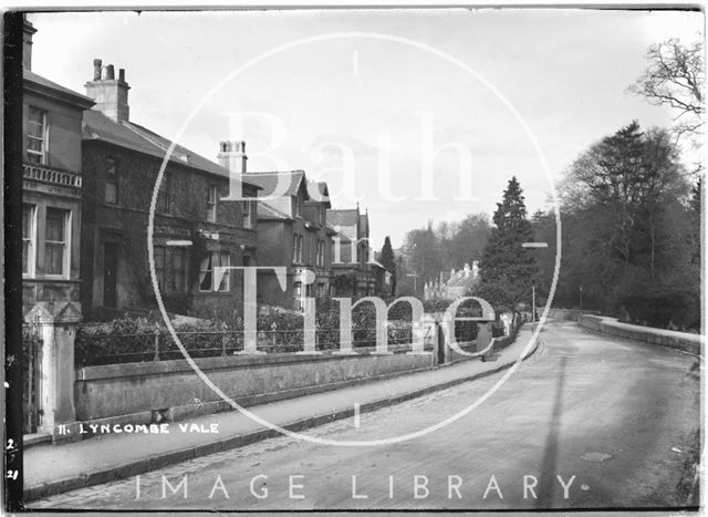 Lyncombe Vale, Bath 1921