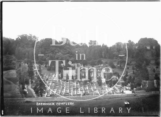 View of Bathwick Cemetery, Bath c.1920